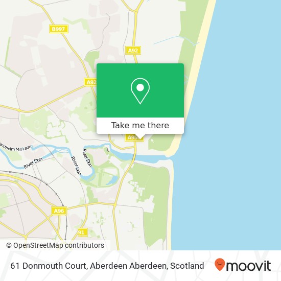 61 Donmouth Court, Aberdeen Aberdeen map
