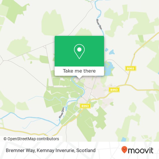 Bremner Way, Kemnay Inverurie map