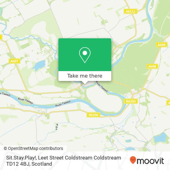 Sit.Stay.Play!, Leet Street Coldstream Coldstream TD12 4BJ map