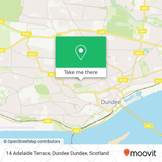 14 Adelaide Terrace, Dundee Dundee map