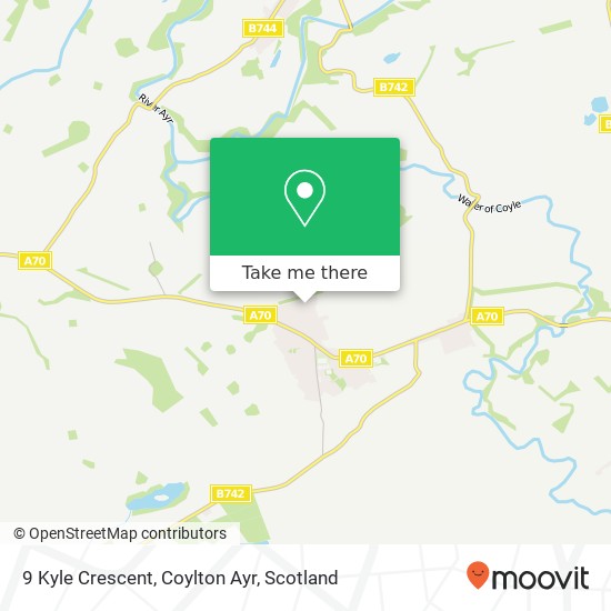 9 Kyle Crescent, Coylton Ayr map