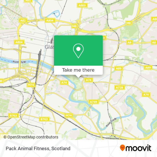 Pack Animal Fitness map