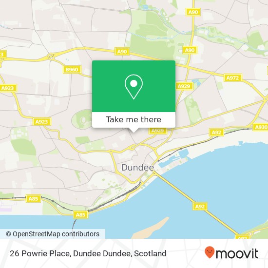 26 Powrie Place, Dundee Dundee map