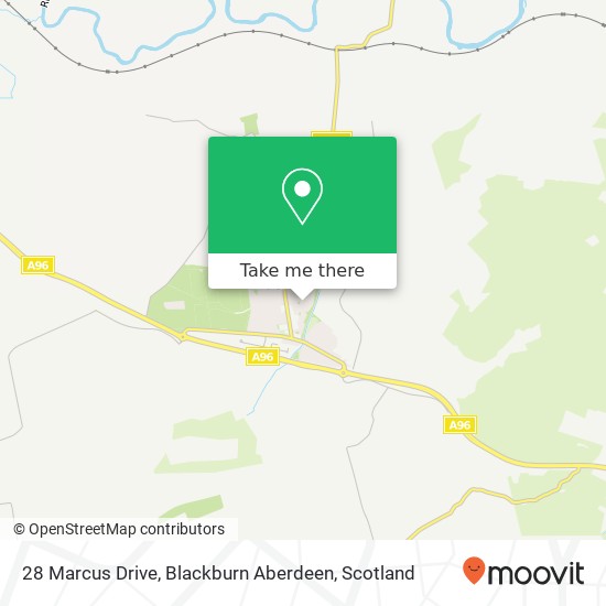 28 Marcus Drive, Blackburn Aberdeen map