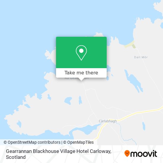Gearrannan Blackhouse Village Hotel Carloway map