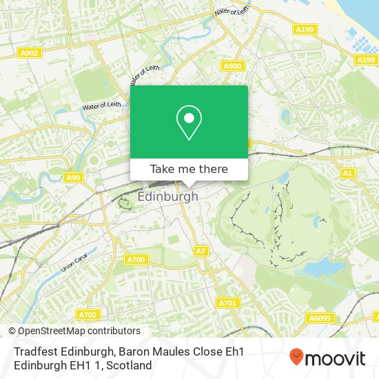 Tradfest Edinburgh, Baron Maules Close Eh1 Edinburgh EH1 1 map