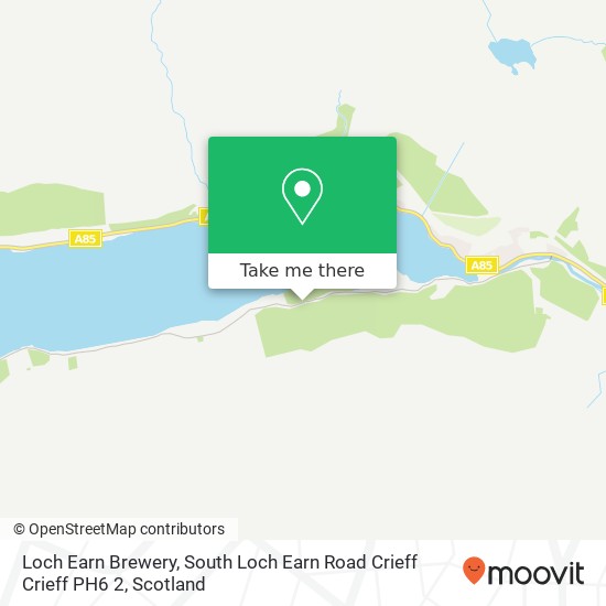 Loch Earn Brewery, South Loch Earn Road Crieff Crieff PH6 2 map