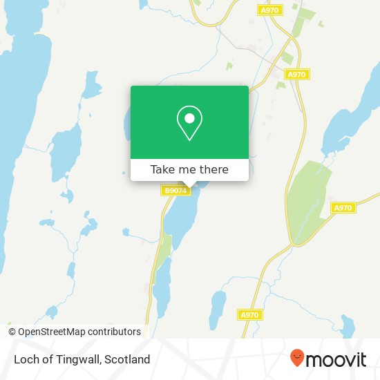 Loch of Tingwall map