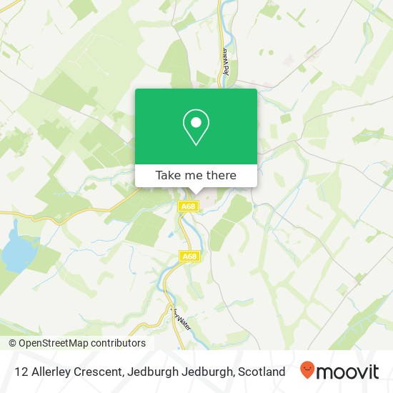 12 Allerley Crescent, Jedburgh Jedburgh map