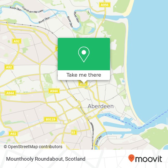 Mounthooly Roundabout map