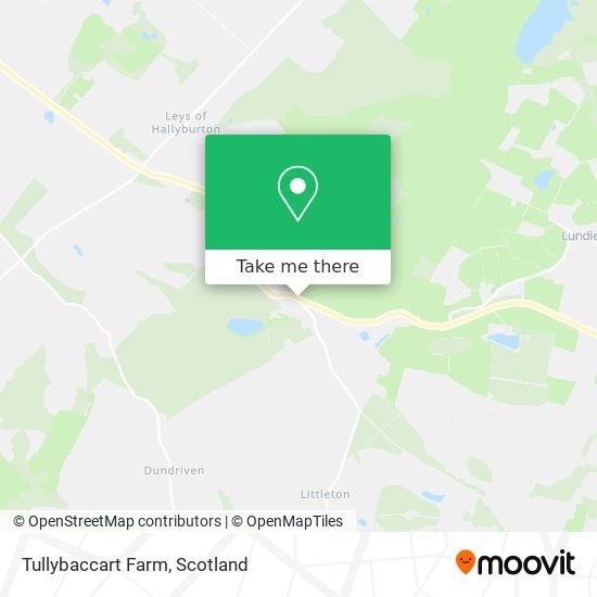 Tullybaccart Farm map