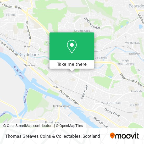 Thomas Greaves Coins & Collectables map