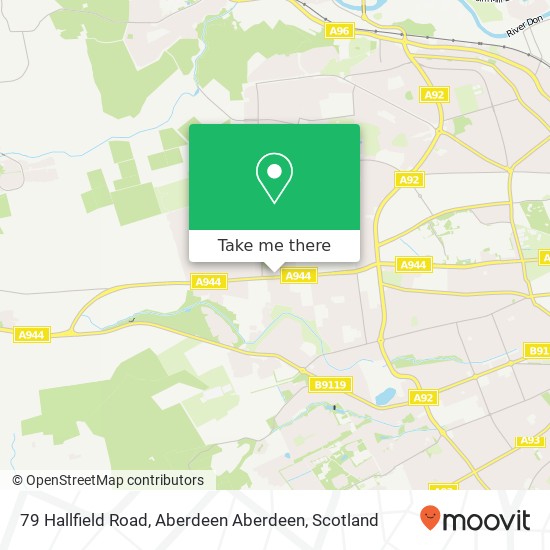 79 Hallfield Road, Aberdeen Aberdeen map