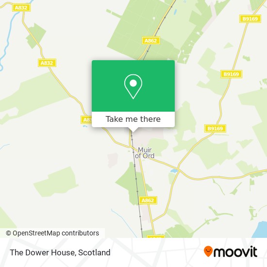 The Dower House map