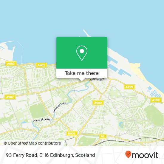 93 Ferry Road, EH6 Edinburgh map