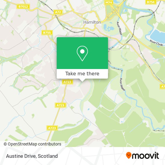 Austine Drive map