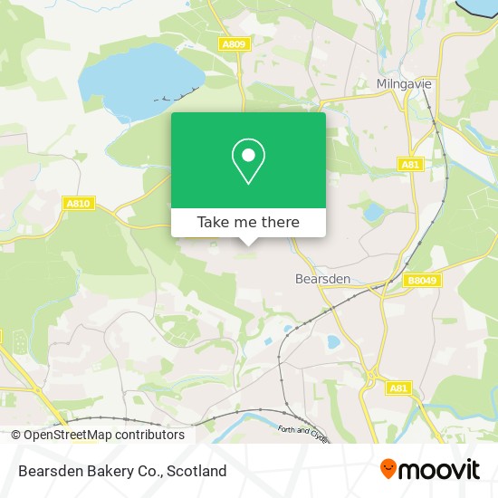 Bearsden Bakery Co. map