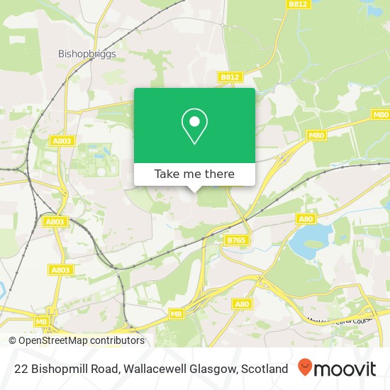 22 Bishopmill Road, Wallacewell Glasgow map