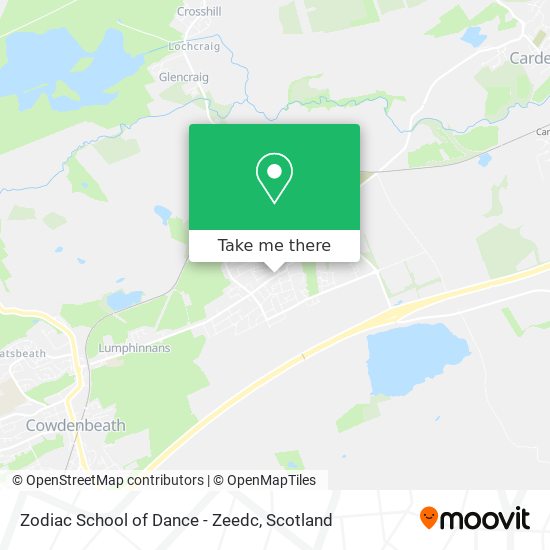 Zodiac School of Dance - Zeedc map