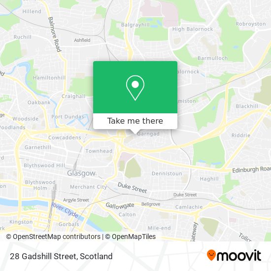 28 Gadshill Street map
