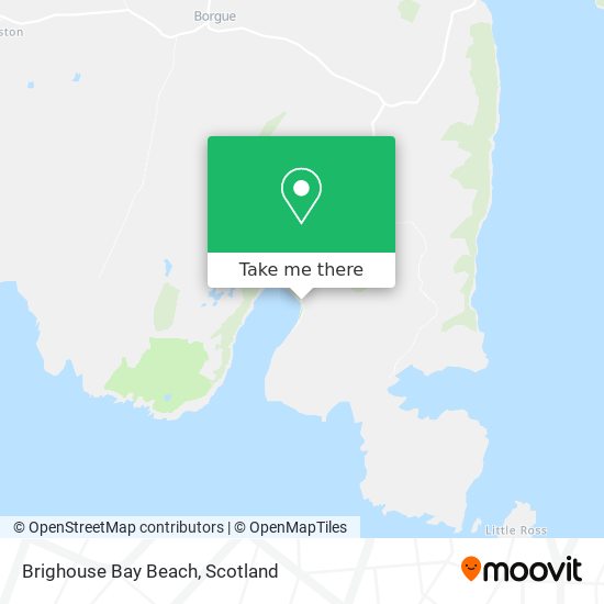 Brighouse Bay Beach map