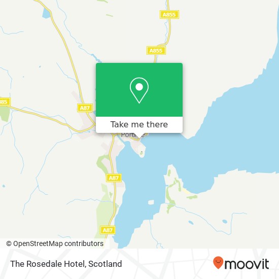 The Rosedale Hotel map