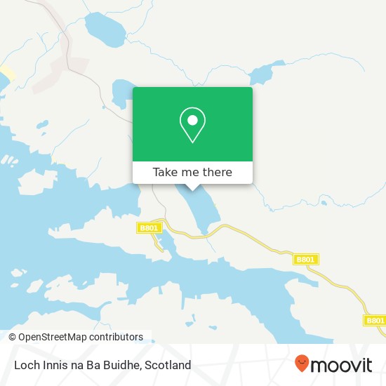 Loch Innis na Ba Buidhe map