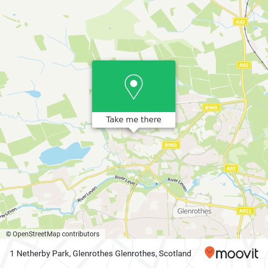 1 Netherby Park, Glenrothes Glenrothes map