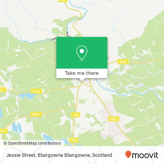 Jessie Street, Blairgowrie Blairgowrie map