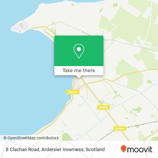 8 Clachan Road, Ardersier Inverness map