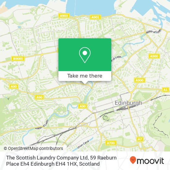 The Scottish Laundry Company Ltd, 59 Raeburn Place Eh4 Edinburgh EH4 1HX map