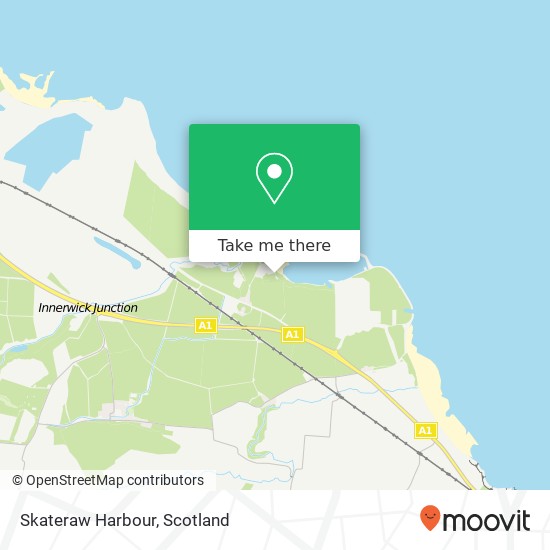 Skateraw Harbour, Dunbar Dunbar map