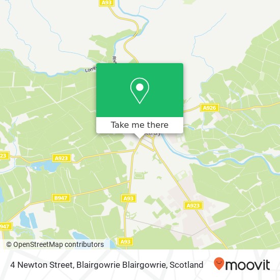 4 Newton Street, Blairgowrie Blairgowrie map