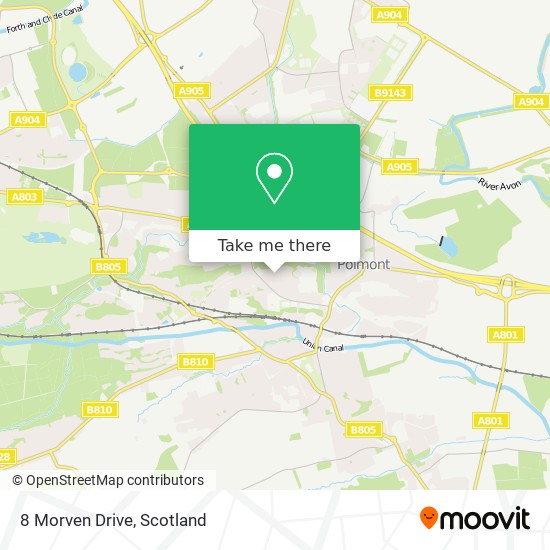 8 Morven Drive map