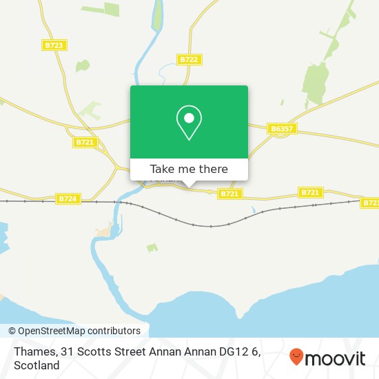 Thames, 31 Scotts Street Annan Annan DG12 6 map