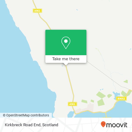 Kirkbreck Road End map