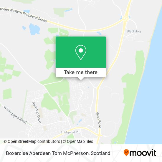 Boxercise Aberdeen Tom McPherson map