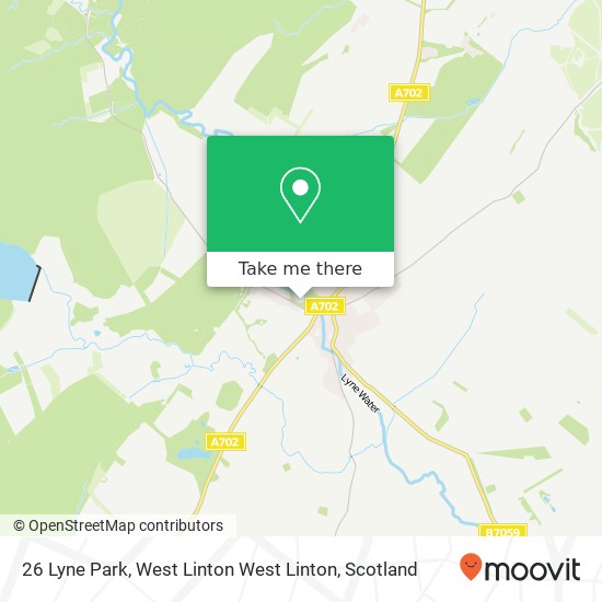 26 Lyne Park, West Linton West Linton map