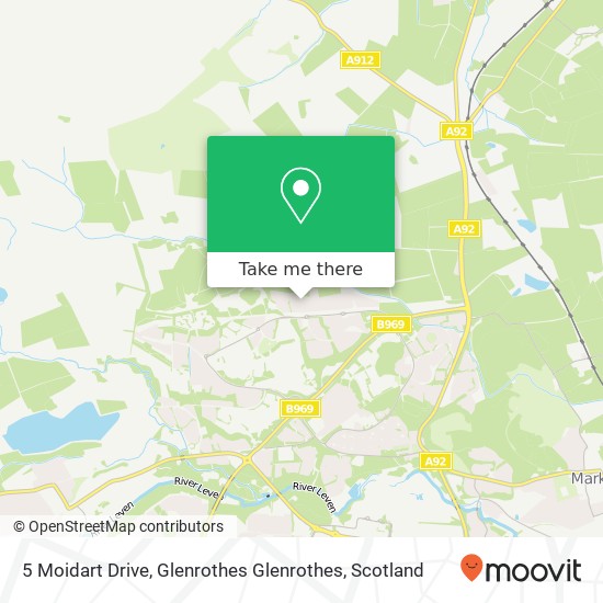 5 Moidart Drive, Glenrothes Glenrothes map