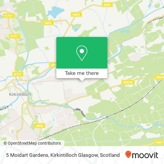 5 Moidart Gardens, Kirkintilloch Glasgow map