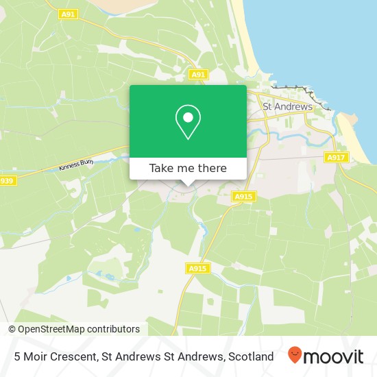 5 Moir Crescent, St Andrews St Andrews map