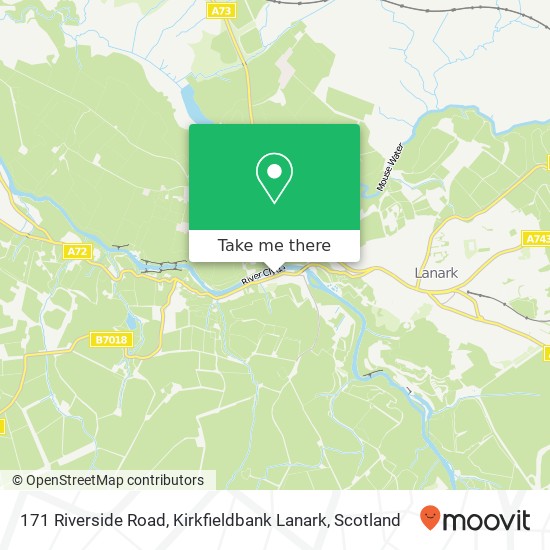 171 Riverside Road, Kirkfieldbank Lanark map