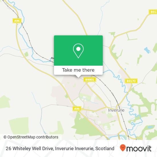 26 Whiteley Well Drive, Inverurie Inverurie map