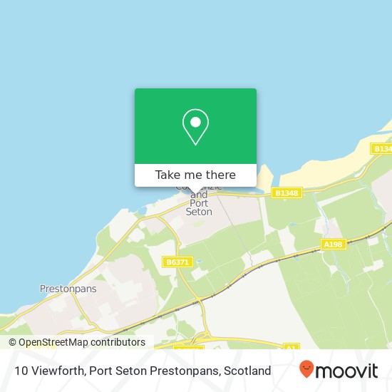 10 Viewforth, Port Seton Prestonpans map