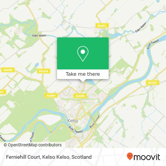 Ferniehill Court, Kelso Kelso map