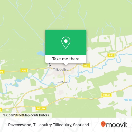 1 Ravenswood, Tillicoultry Tillicoultry map