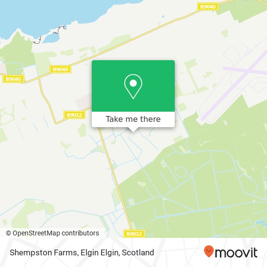 Shempston Farms, Elgin Elgin map