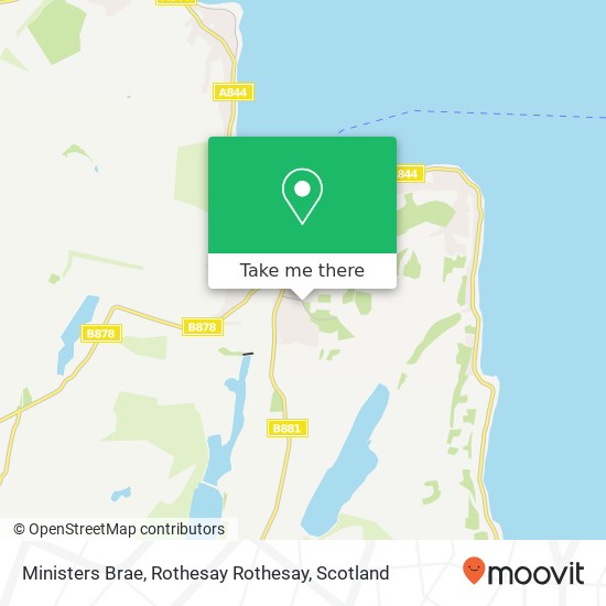 Ministers Brae, Rothesay Rothesay map