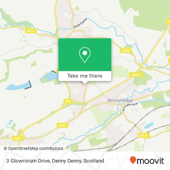 3 Glowrorum Drive, Denny Denny map