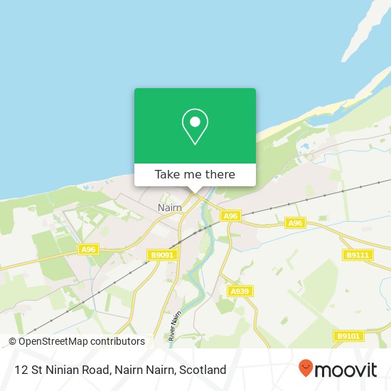 12 St Ninian Road, Nairn Nairn map